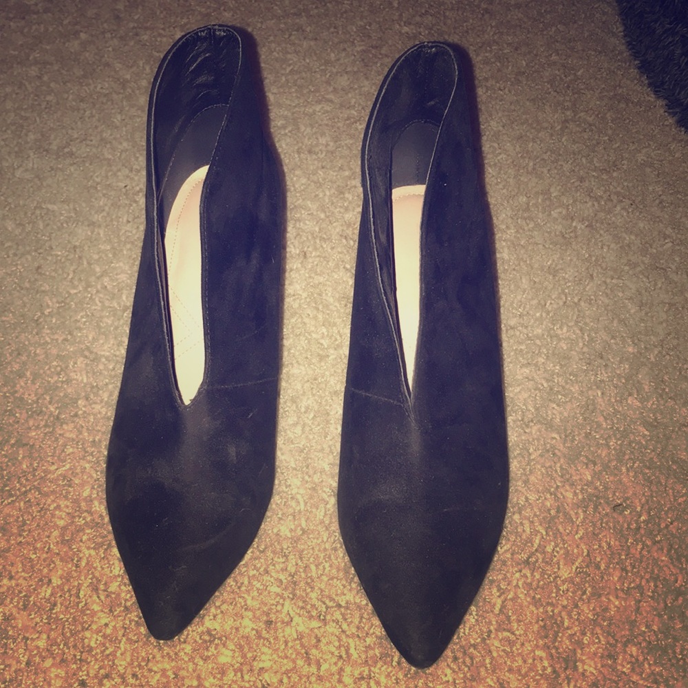 Zara black booties